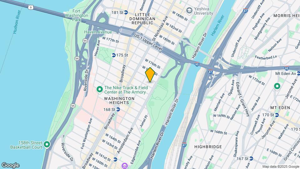 511 W 173rd St Map and Location Details