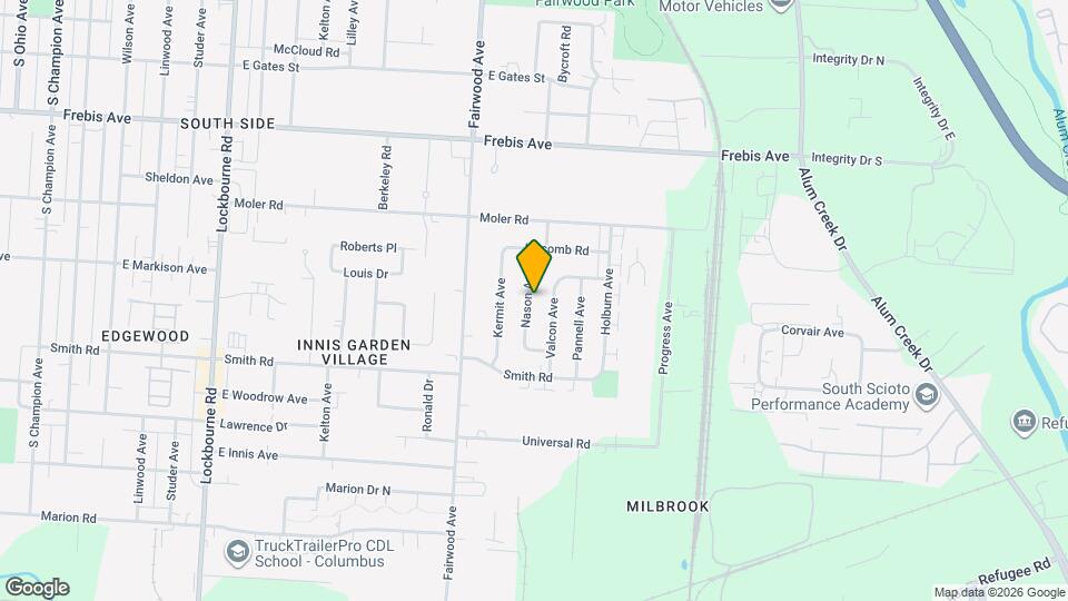 1824 Nason Ave Map and Location Details