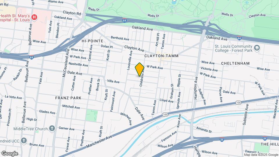 6504 Nashville Ave Map and Location Details