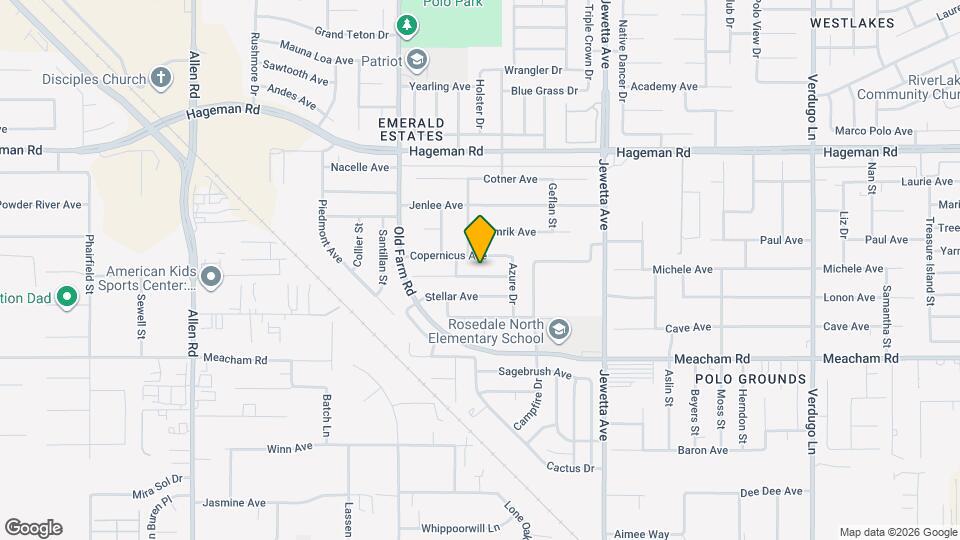 11726 Stratosphere Ave Map and Location Details