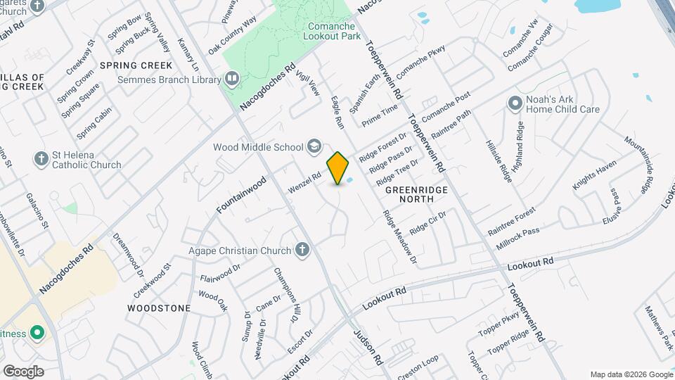 14528 Waddesdon Bluff Map and Location Details