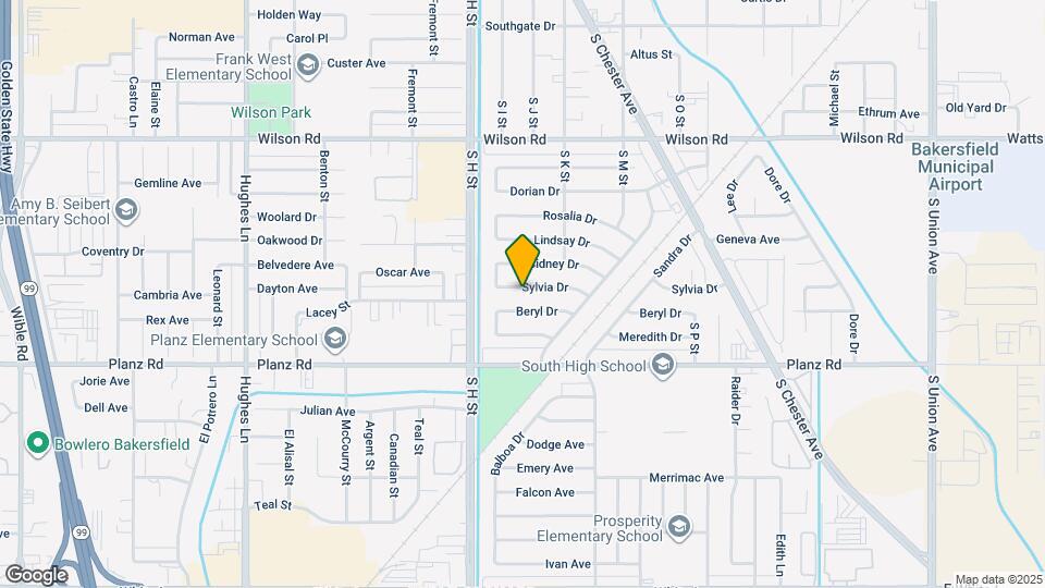 1409 Sylvia Dr Map and Location Details