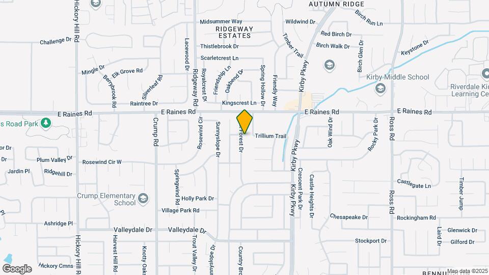4230 Park Forest Dr Map and Location Details