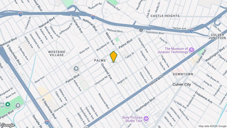 10519 Tabor St Map and Location Details