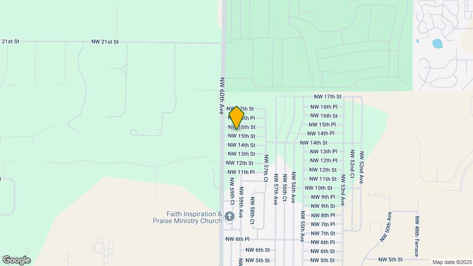 5945 NW 15th St Mapa y Detalles de la Ubicación