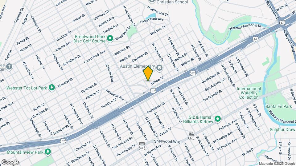 616 E Parkway St Map and Location Details