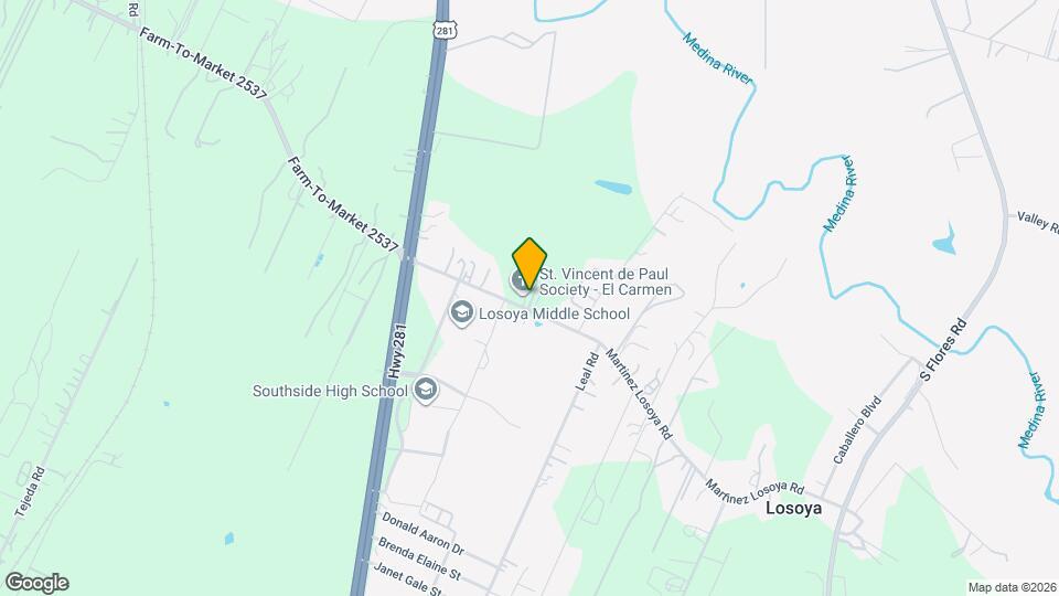 1715 Martinez Losoya Rd Mapa y Detalles de la Ubicación