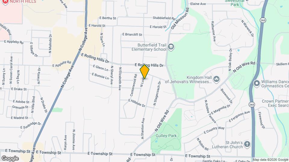 2842 N Loxley Ave Map and Location Details