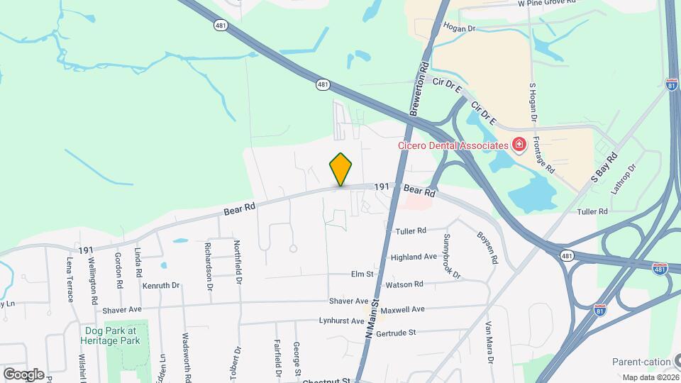 5616 Bear Rd, Unit Bear Road Upper Map and Location Details