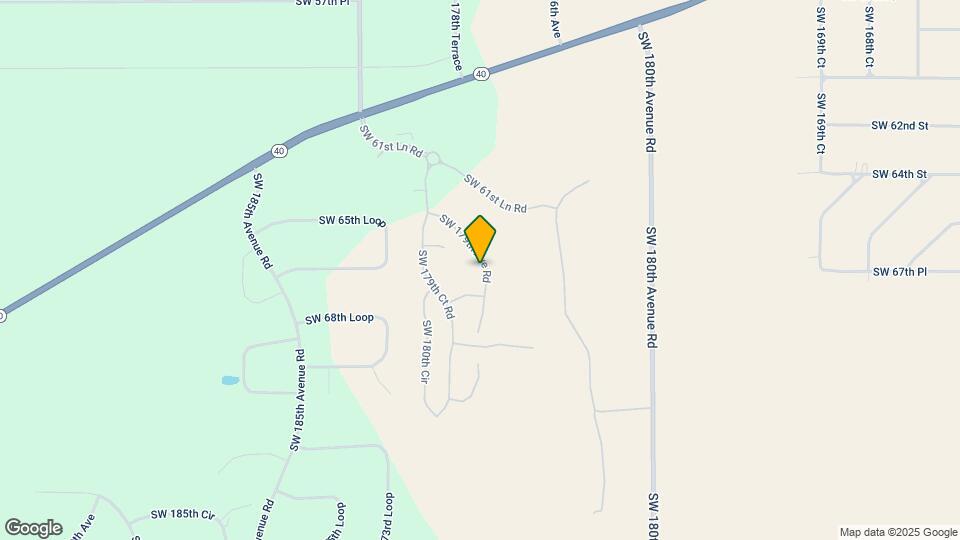 6752 SW 179th Ave Rd Mapa y Detalles de la Ubicación