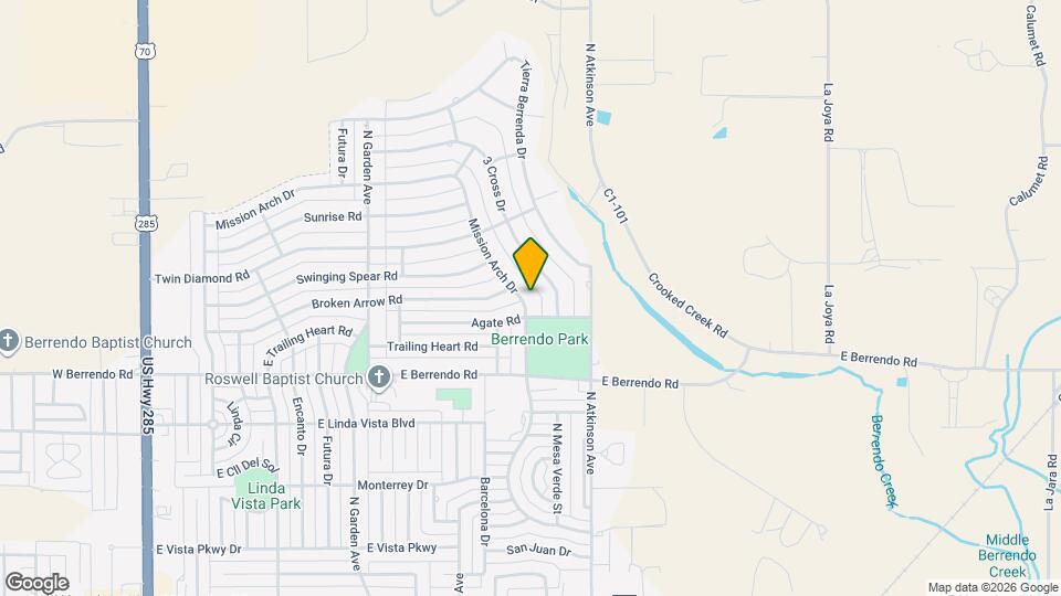 3409 Mission Arch Dr Map and Location Details