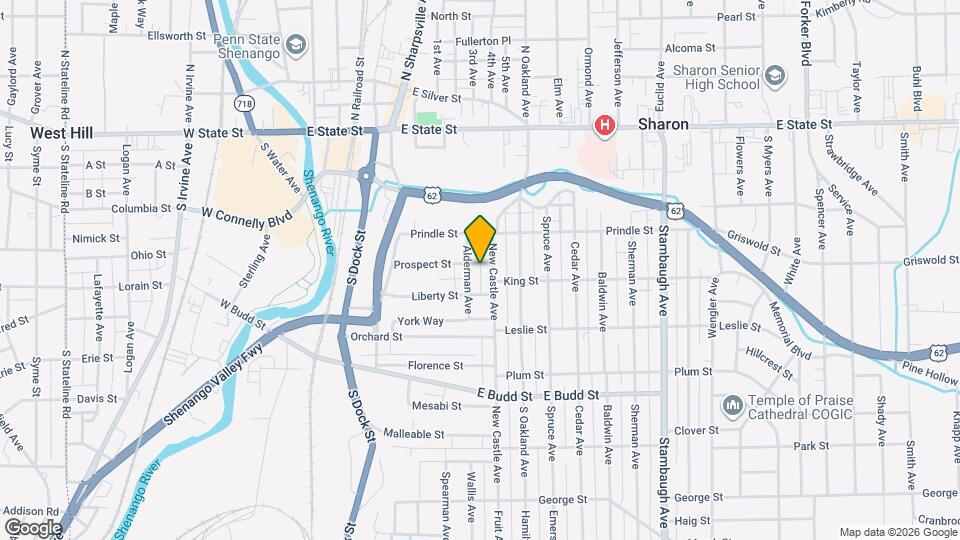 422 Prospect St Map and Location Details