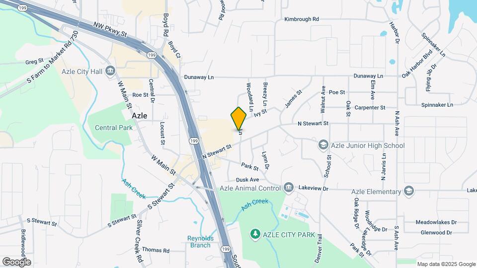 205 Shady Ln Map and Location Details