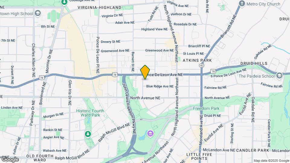 679 Linwood Ave NE Map and Location Details