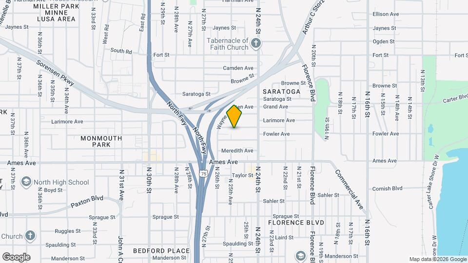 2441 Templeton St Map and Location Details