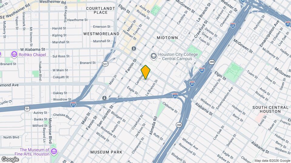 3910 Austin St Map and Location Details