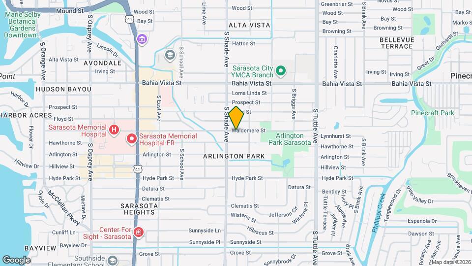 2436 Waldemere St Map and Location Details