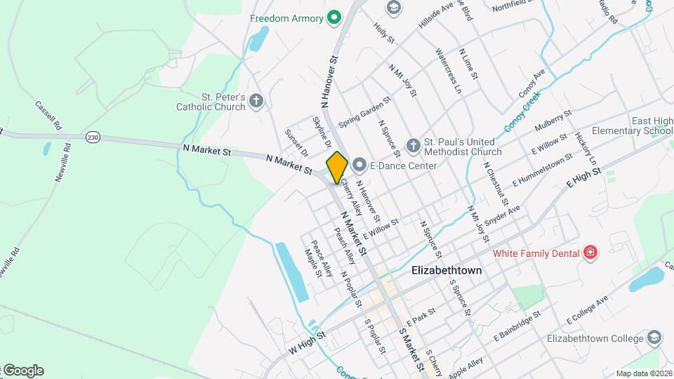 349 N Market St Map and Location Details