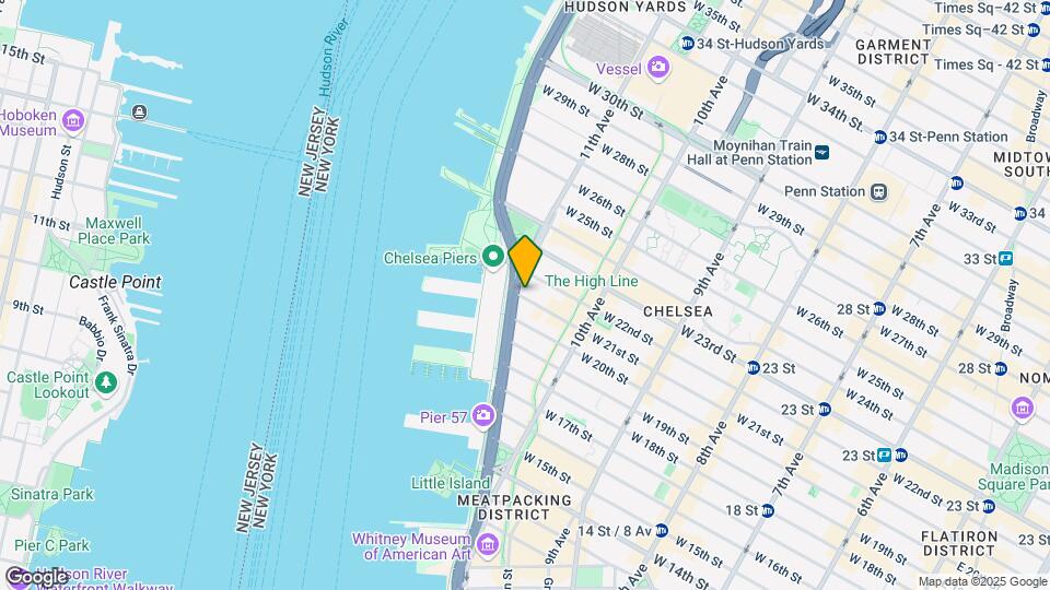 551 W 21st St Map and Location Details