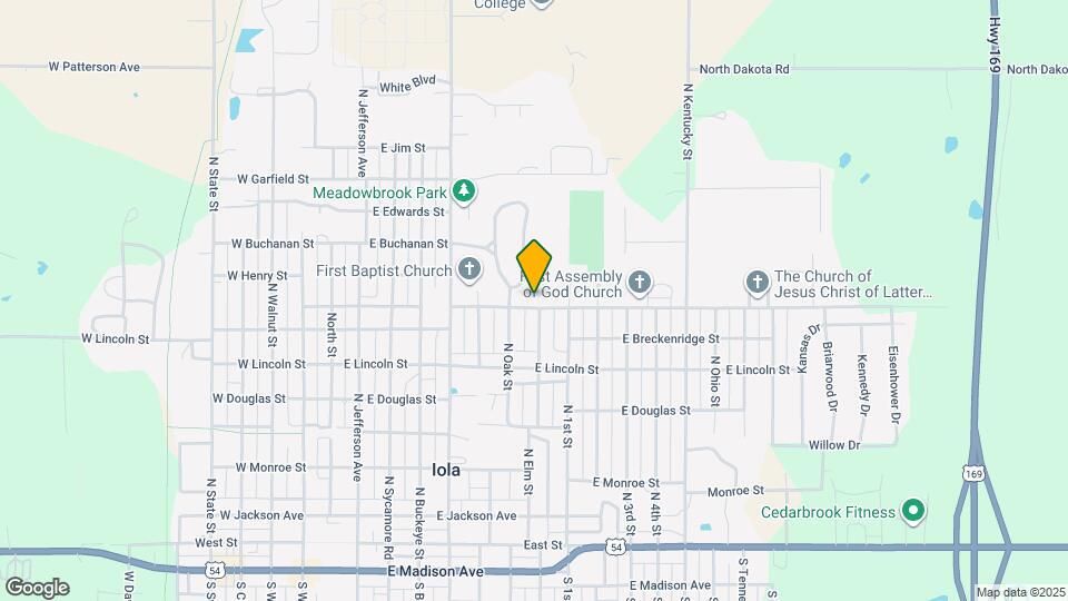 622 E Carpenter St Map and Location Details