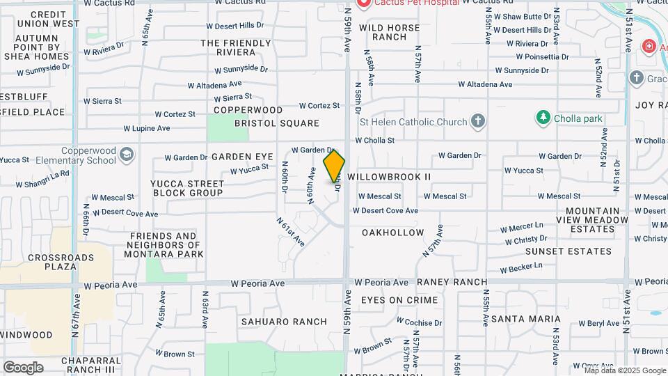11028 N 59th Dr Map and Location Details