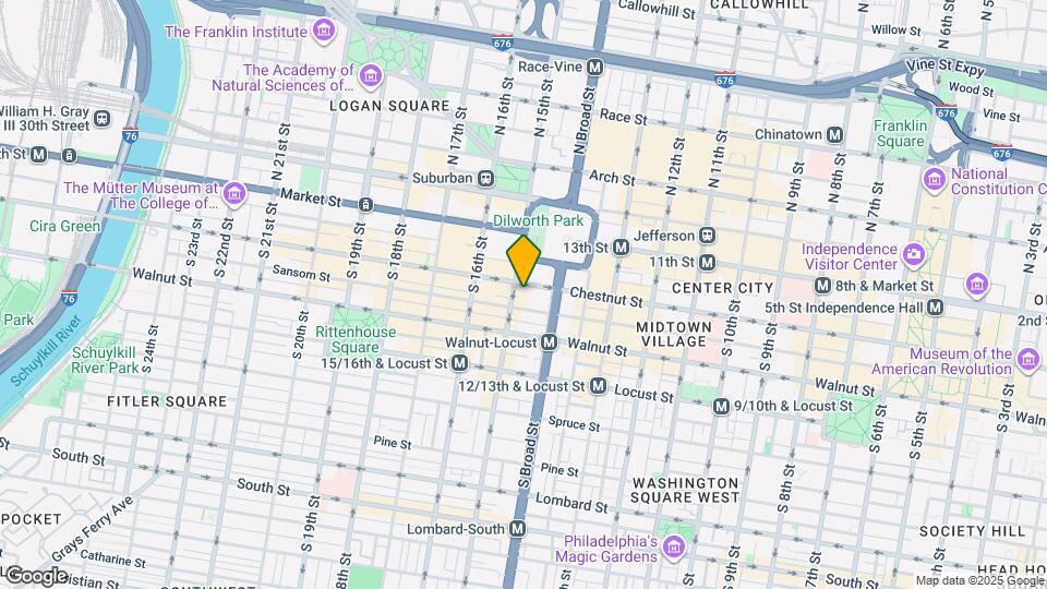 1422 Chestnut St, Unit 302 Map and Location Details