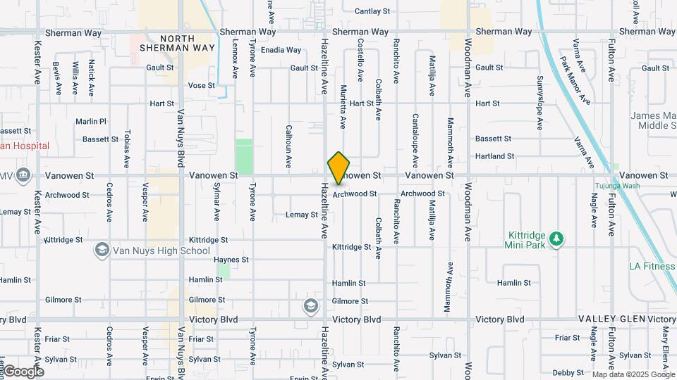 14039 Archwood St Map and Location Details