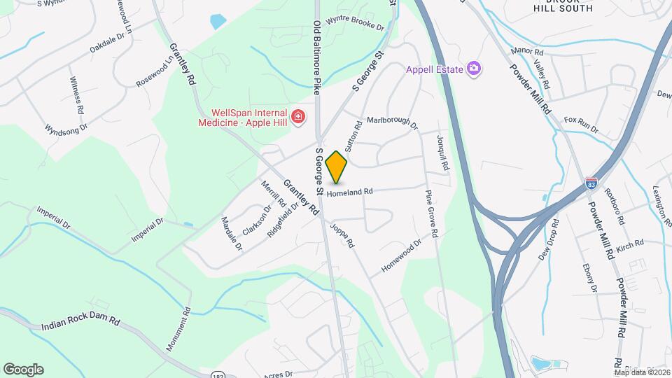 41 Homeland Rd Map and Location Details