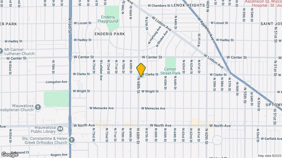 2562 N 68th St Map and Location Details