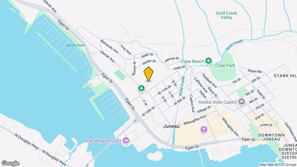 1220 Glacier Ave Map and Location Details