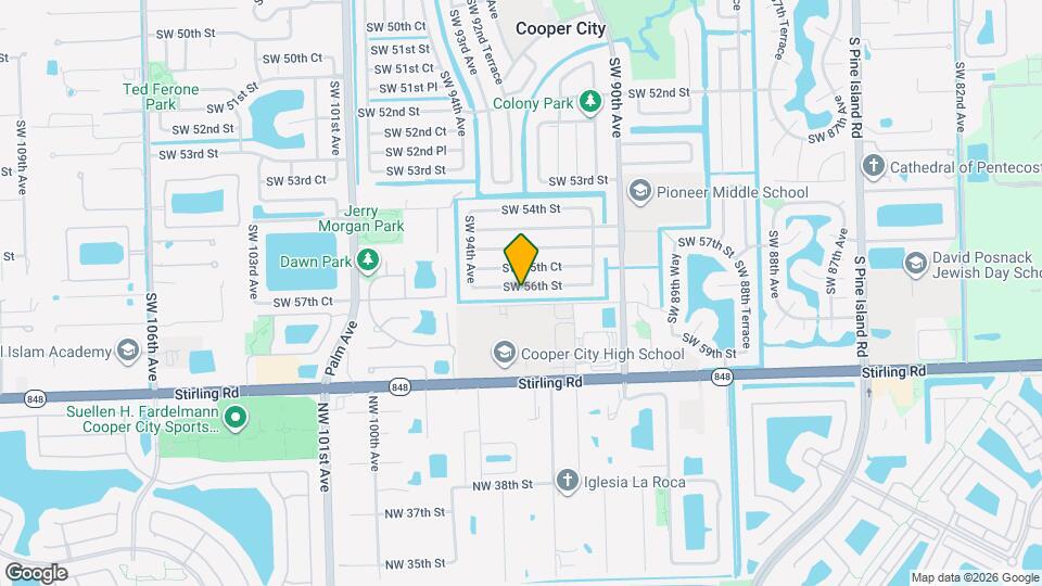 9240 SW 56th St Map and Location Details