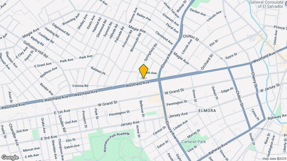 651 Westfield Ave Mapa y Detalles de la Ubicación