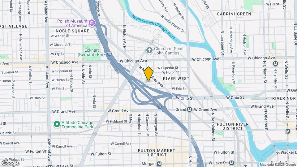 657 N Carpenter St Map and Location Details