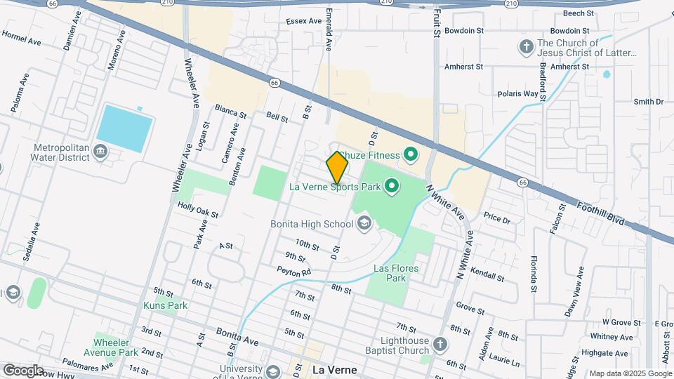 2042 Evergreen St, Unit La Verne Evergreen Map and Location Details