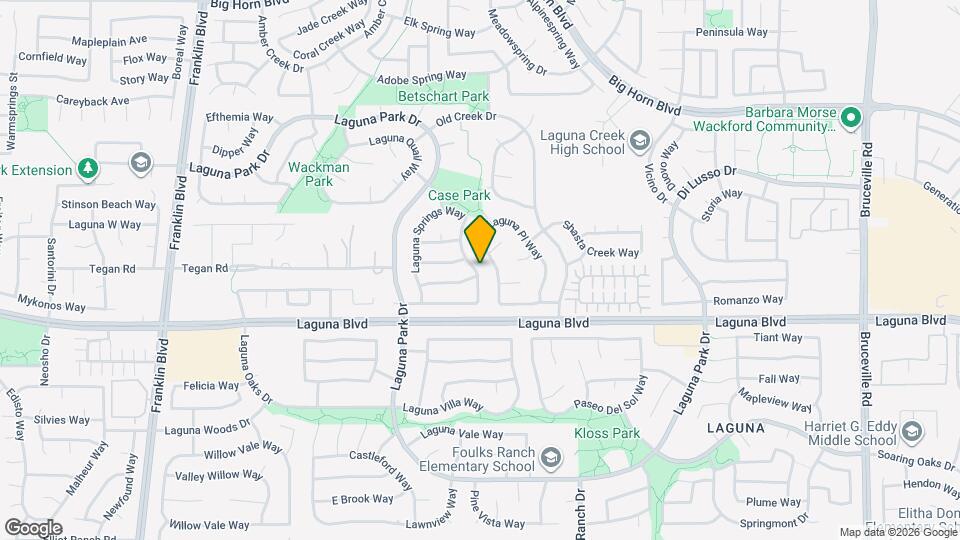 9141 Laguna Springs Way Map and Location Details