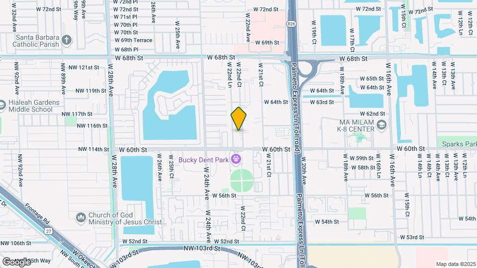 6130 W 22nd Ct Mapa y Detalles de la Ubicación