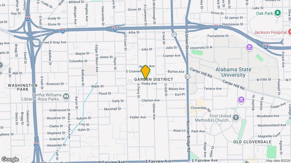 1154 S Lawrence St Map and Location Details