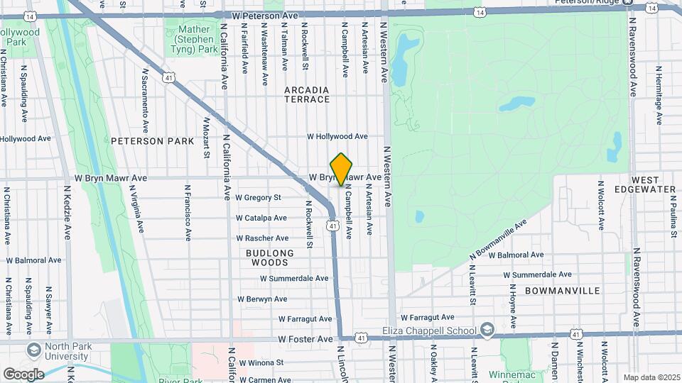 5536-5540 N. Campbell Avenue Map and Location Details