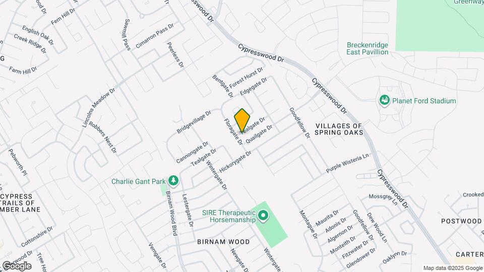 4806 Tealgate Dr Map and Location Details