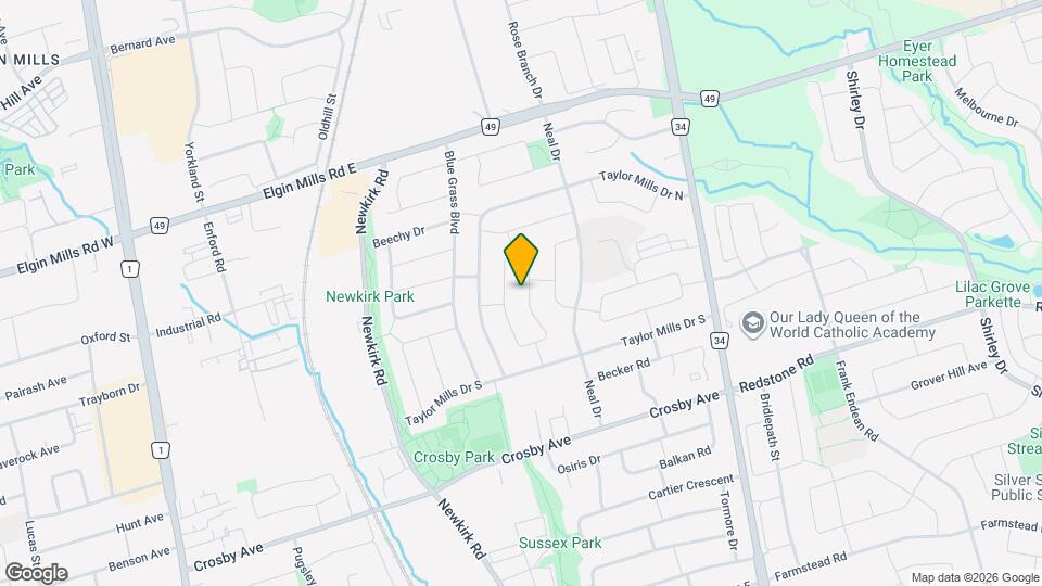 369 Browndale Crescent Map and Location Details