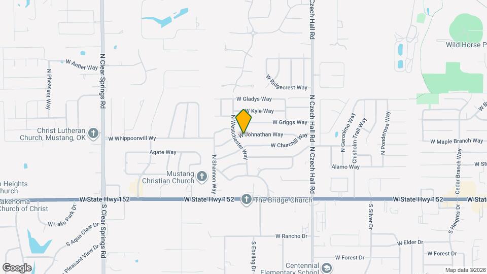 1136 W Johnathan Way Mapa y Detalles de la Ubicación