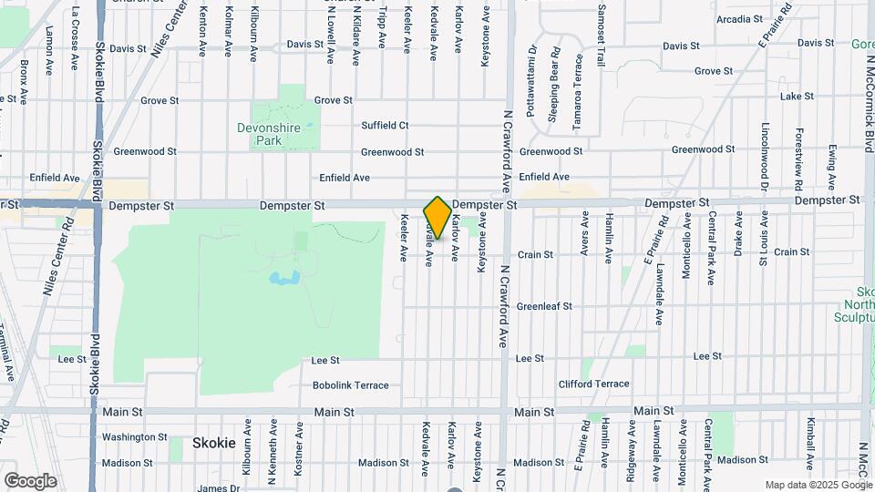 8709 Kedvale Ave Map and Location Details