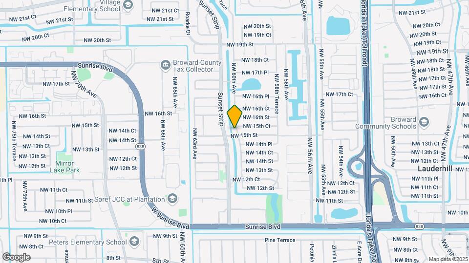 1501 NW 60th Ave Map and Location Details
