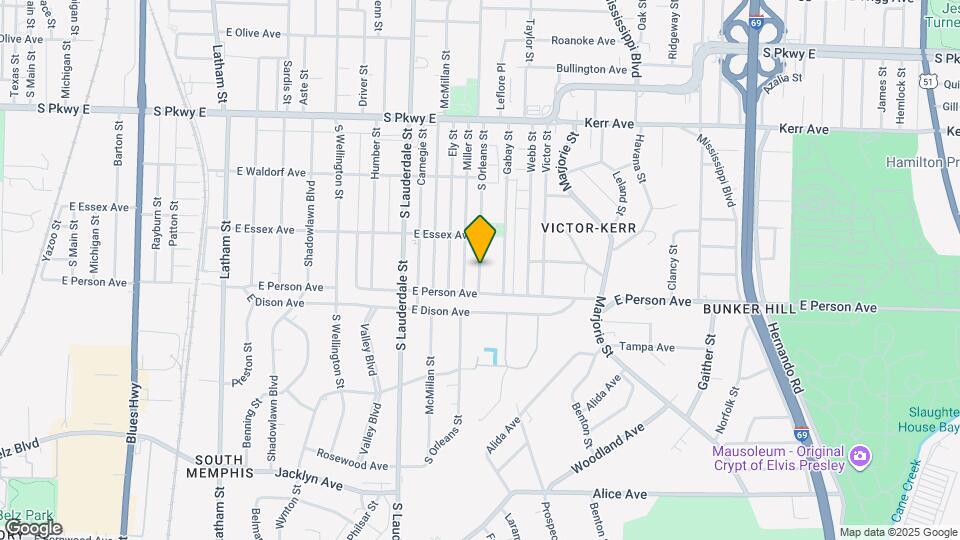 1646 S Orleans St Map and Location Details