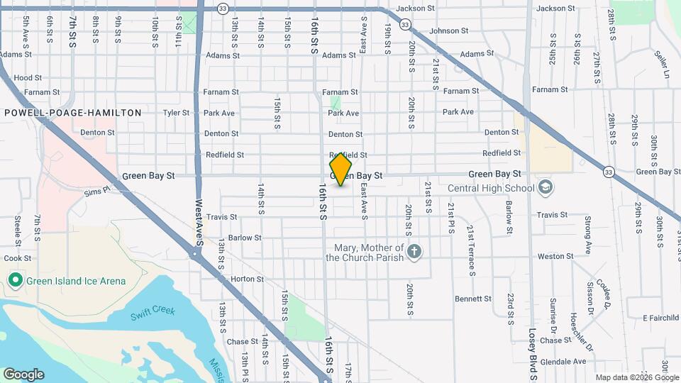 1621-1623 Hyde Ave, Unit 1621 Map and Location Details