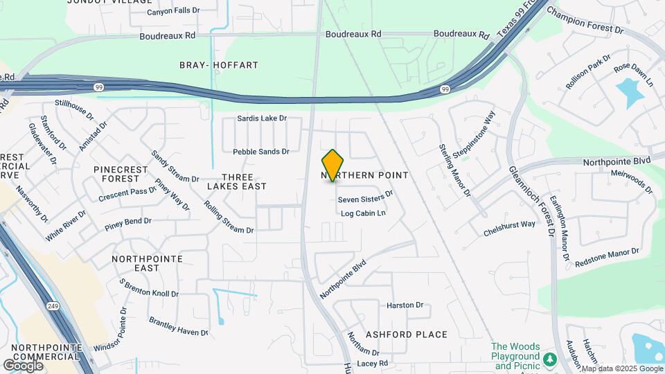 19523 Rippling Brook Ln Map and Location Details