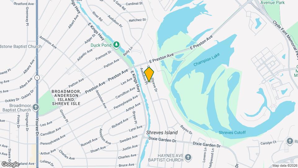 1519 Audubon Pl Map and Location Details