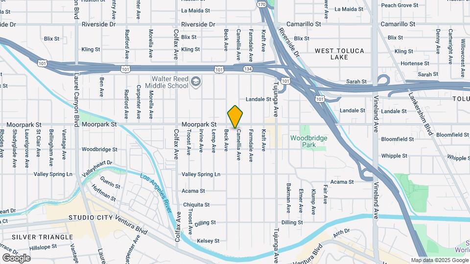4385 Camellia Ave Map and Location Details
