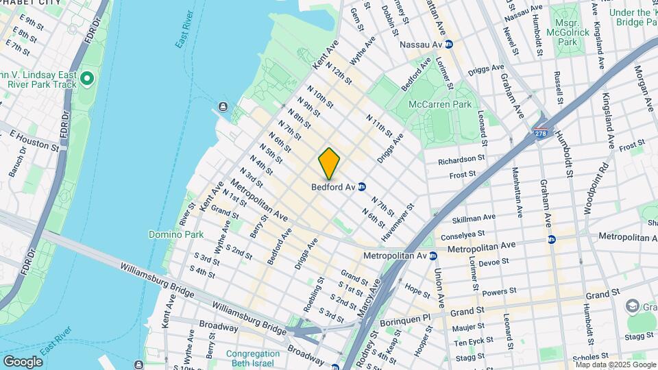 199 Bedford Ave Map and Location Details