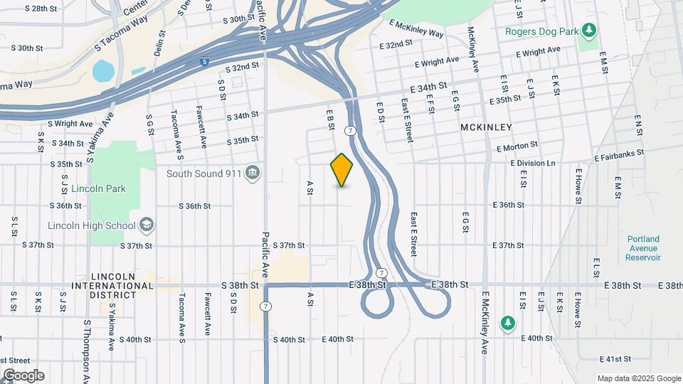 202 E Division Ct Map and Location Details